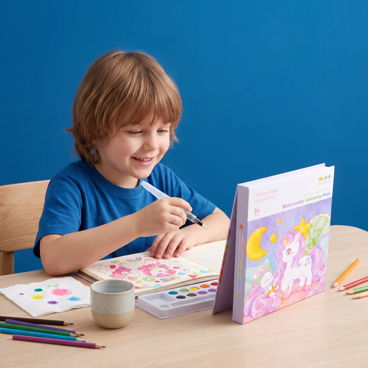 Alles-in-één Aquarelverfboek