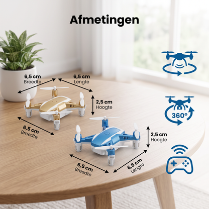 Mini Drone – Op Afstand Bestuurbaar Stuntvliegtuigje voor Kinderen