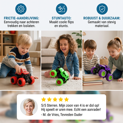 Frictiegedreven Monstertruck-stuntauto voor Kinderen