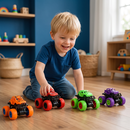 Frictiegedreven Monstertruck-stuntauto voor Kinderen