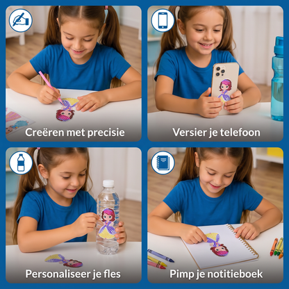 DIY Diamondpainting Sticker Knutselset Voor Kinderen