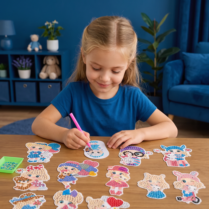 DIY Diamondpainting Sticker Knutselset Voor Kinderen