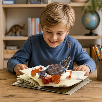 Interactieve 3D-Dinosaurus Pop-up Encyclopedie