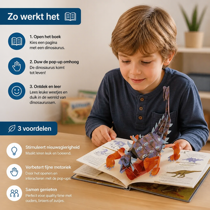 Interactieve 3D-Dinosaurus Pop-up Encyclopedie