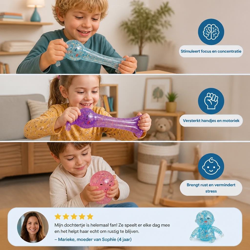 Rustgevend Anti-Stress Knijp Speelgoed Voor Baby's
