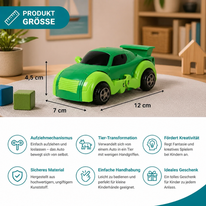 Oprolbaar Dier-Transformatieauto