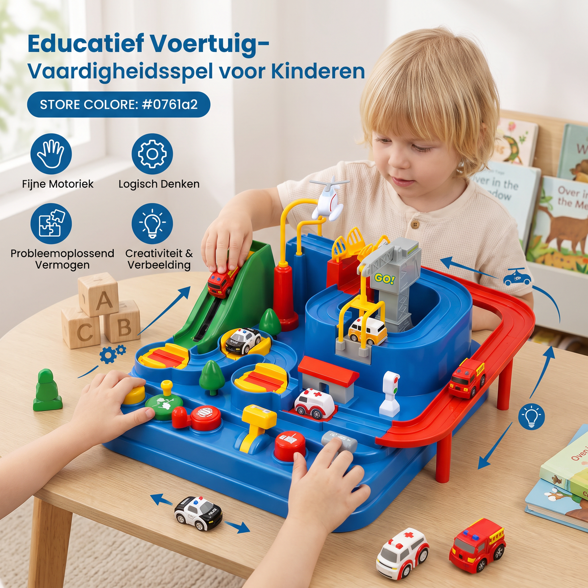 Educatief Voertuig-aardigheidsspel voor Kinderen