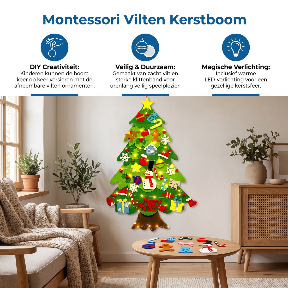 Montessori Vilten Kerstboom