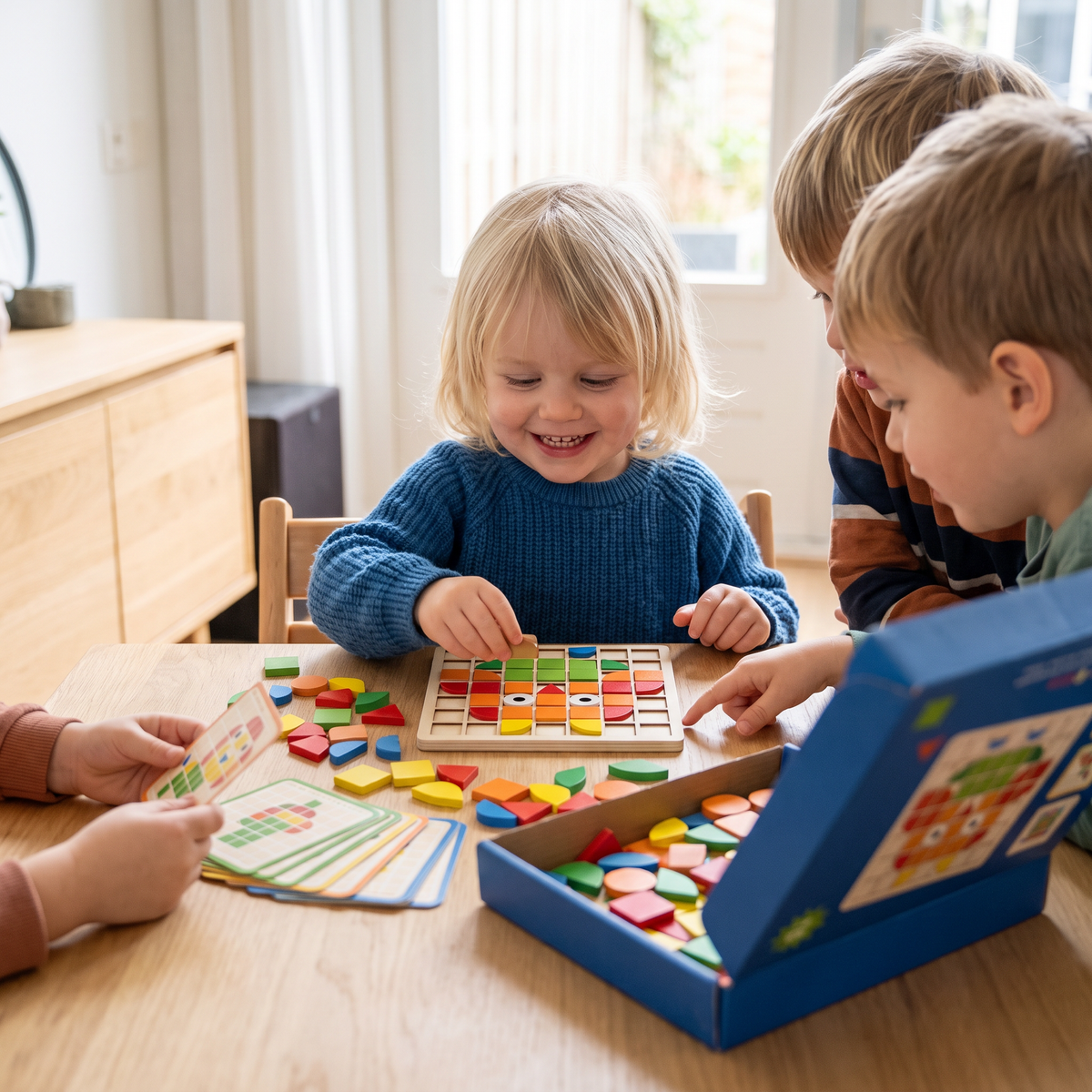 Montessori Mozaïekpuzzel voor Kleuren en Vormen