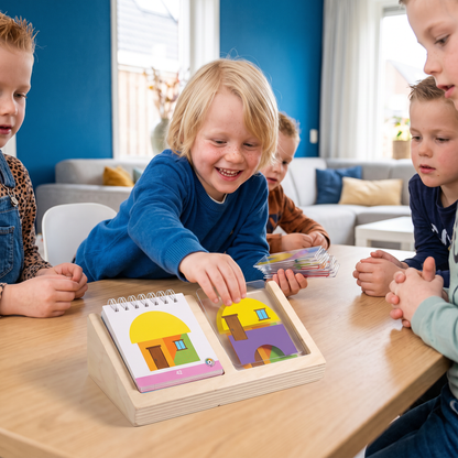 Geometrische Kleuren- en Vormenpuzzel – Bevordert Logisch Denken