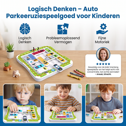 Logisch Denken – Auto Parkeerruziespeelgoed voor Kinderen