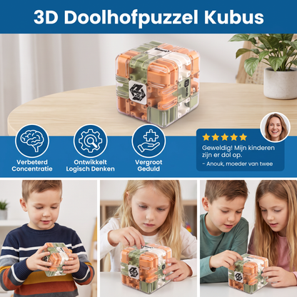 3D Doolhofpuzzel Kubus