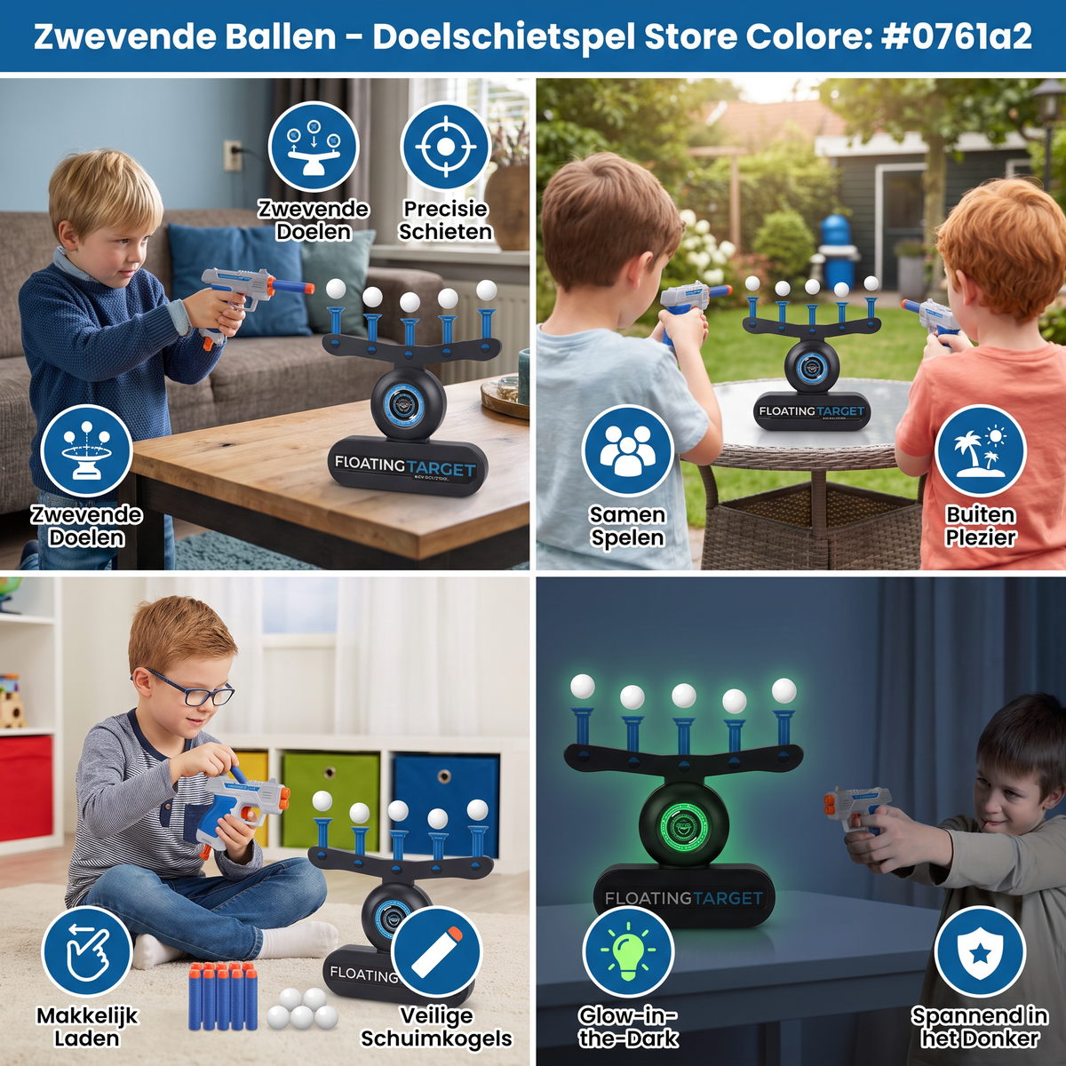 Zwevende Ballen – Doelschietspel