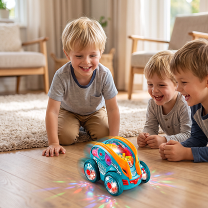 Lichtgevende Buitelauto