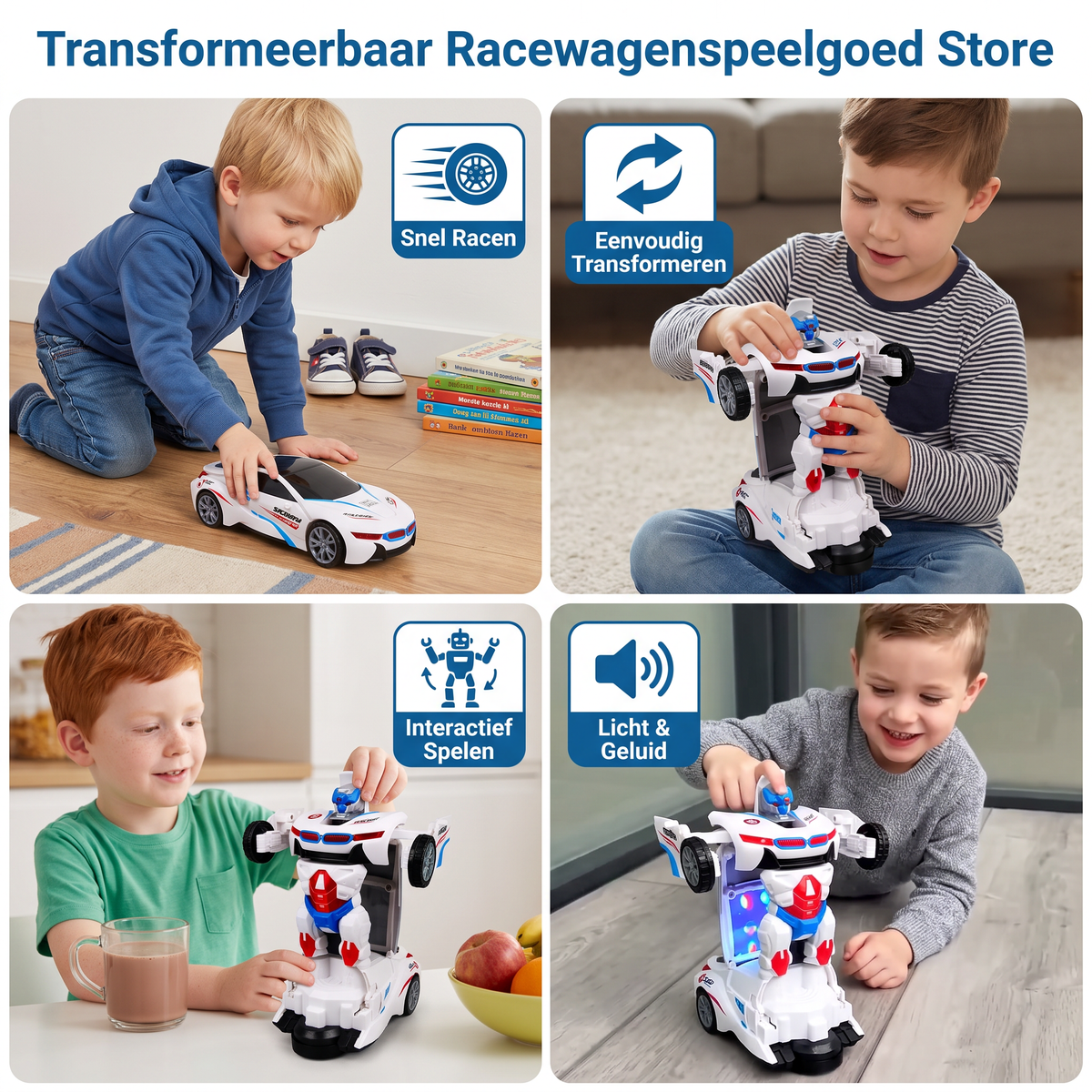 Transformeerbaar Racewagenspeelgoed