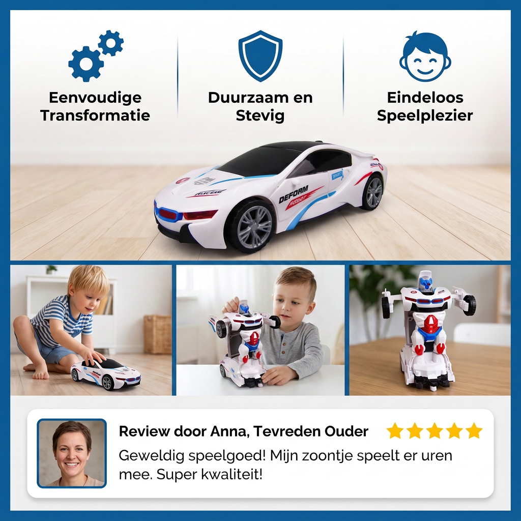 Transformeerbaar Racewagenspeelgoed
