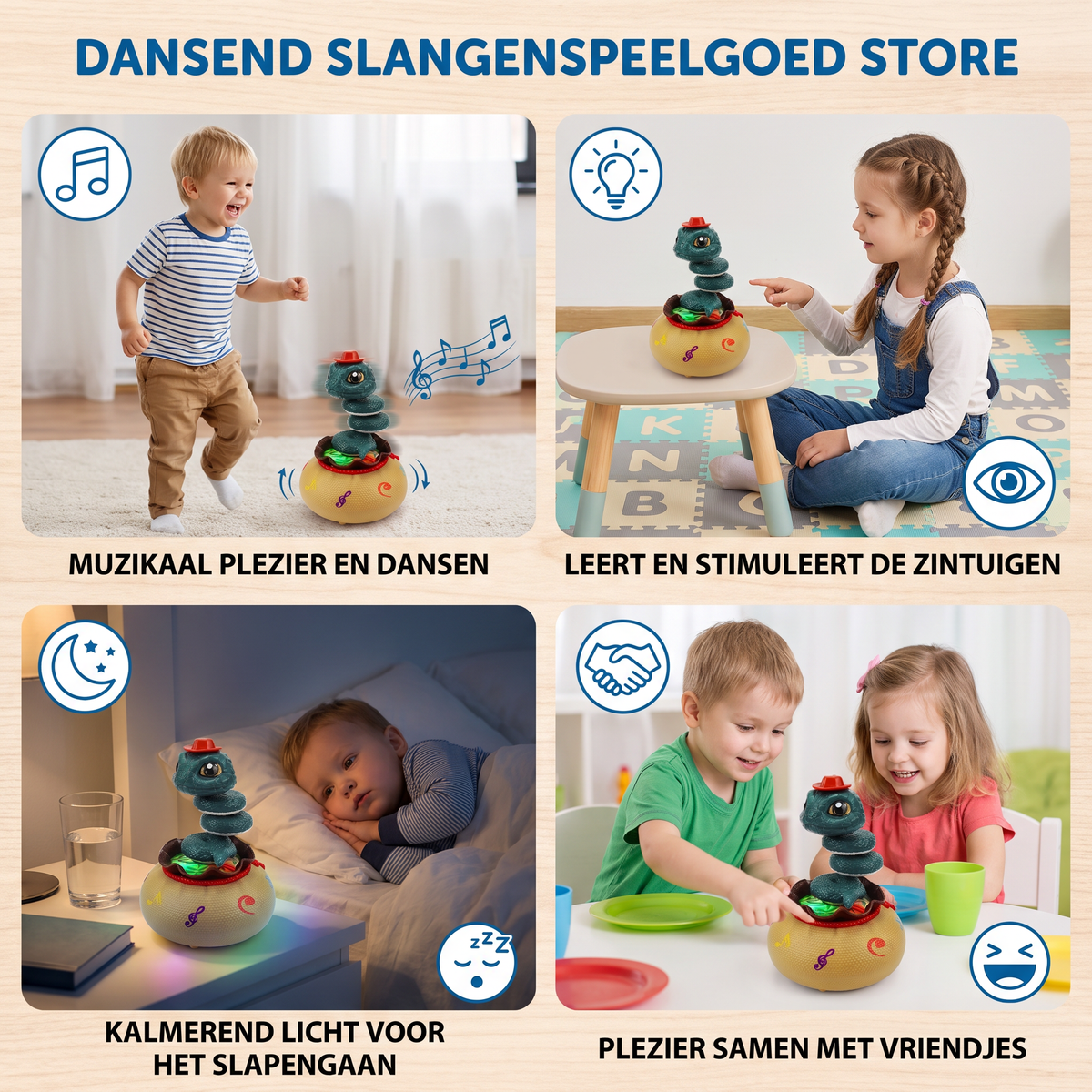 Dansend Slangenspeelgoed