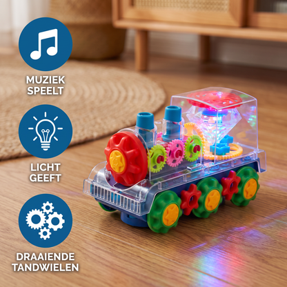 Dansende en Lichtgevende Muziekstoomlocomotief