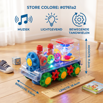 Dansende en Lichtgevende Muziekstoomlocomotief