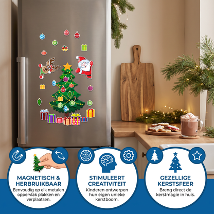 Montessori Magnetische Kerststickerset Om Zelf Te Versieren