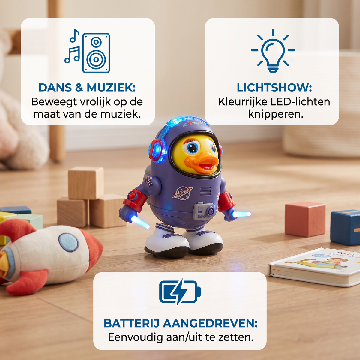 Dansende Astronaut Eend