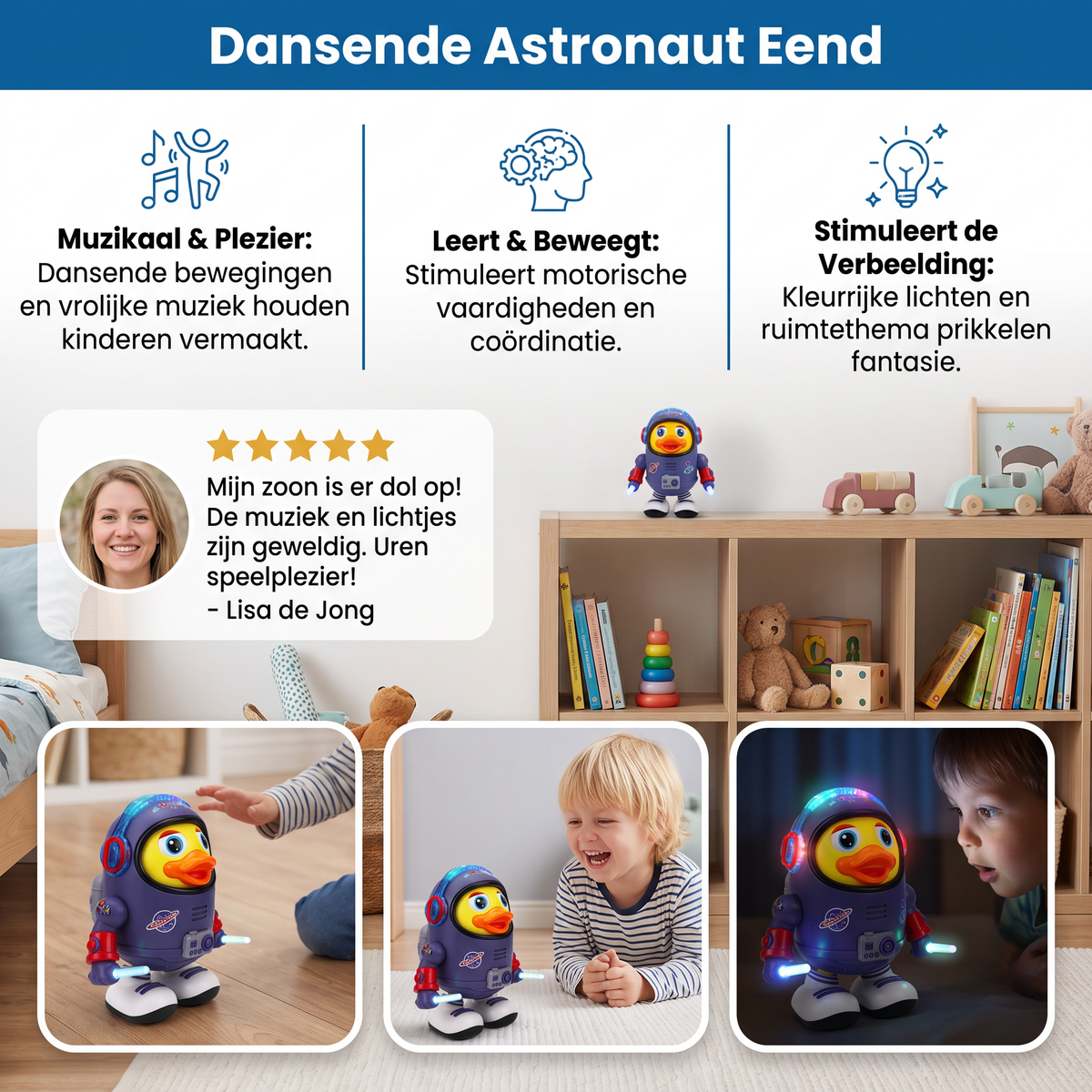 Dansende Astronaut Eend