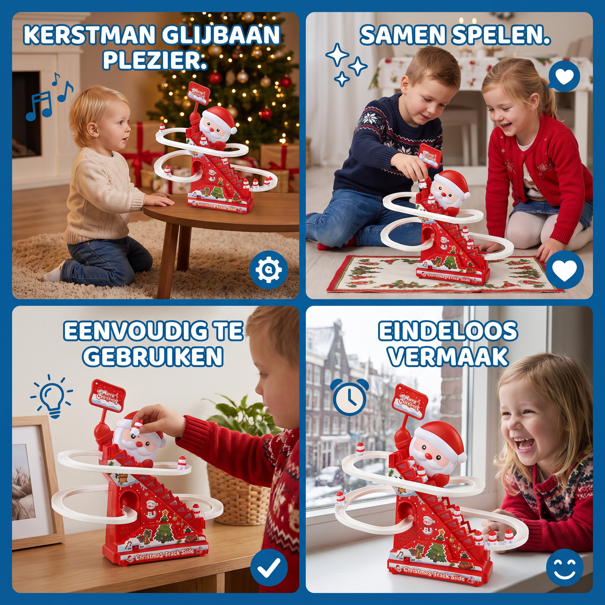 Kerstman Glijbaan Achtbaanplezier