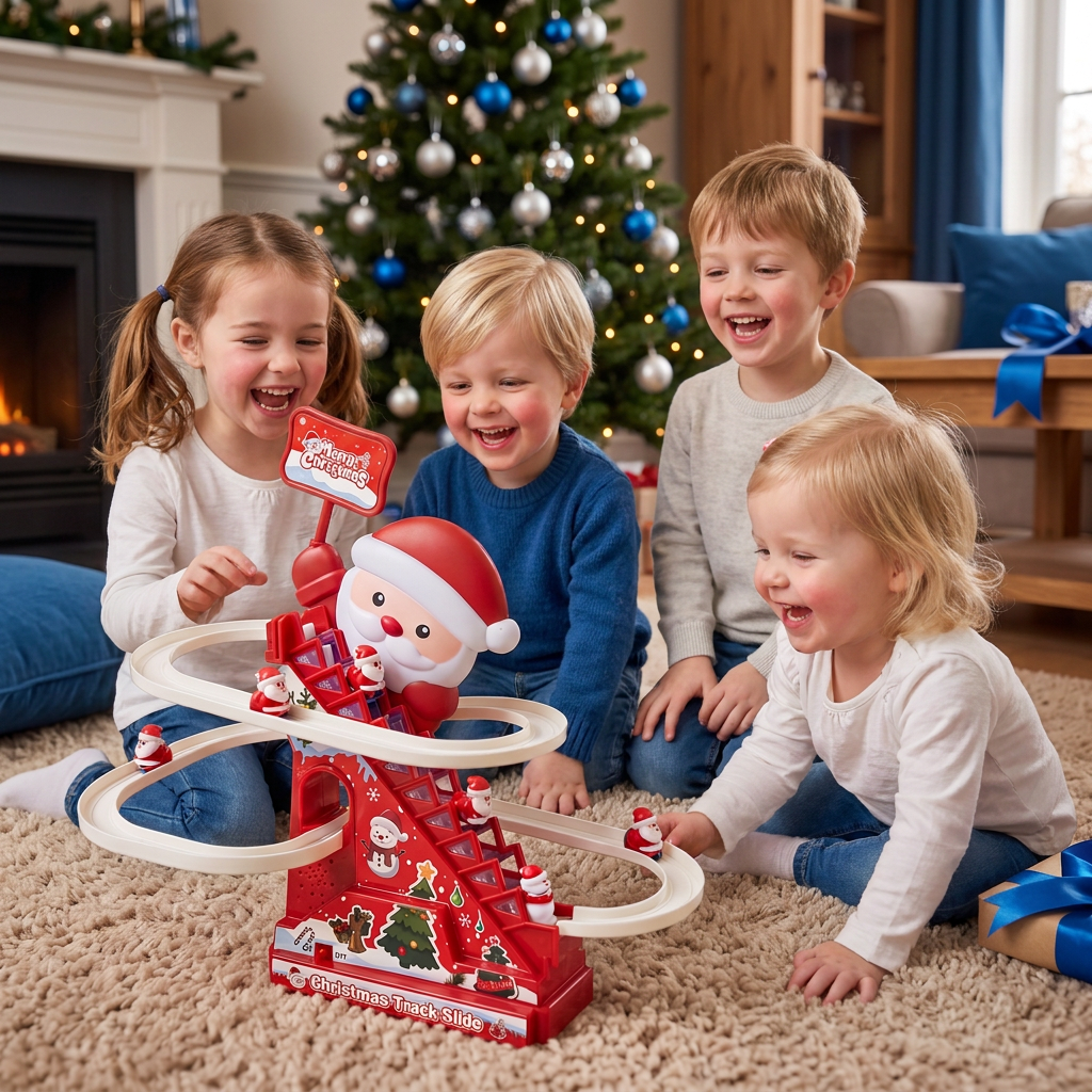 Kerstman Glijbaan Achtbaanplezier
