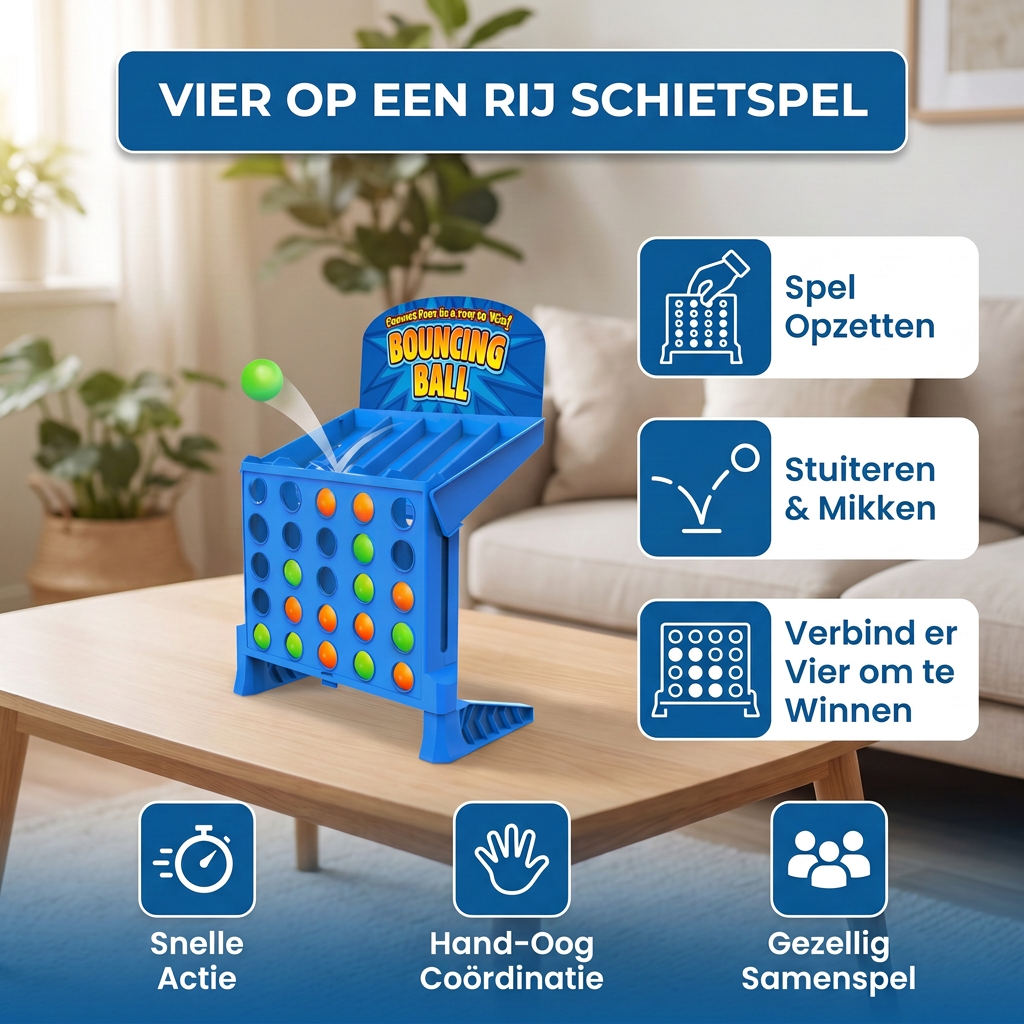 Vier op een Rij Schietspel