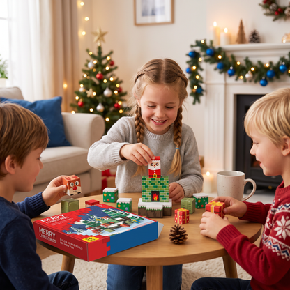Feestelijke Magnetische Kubusbouwstenen