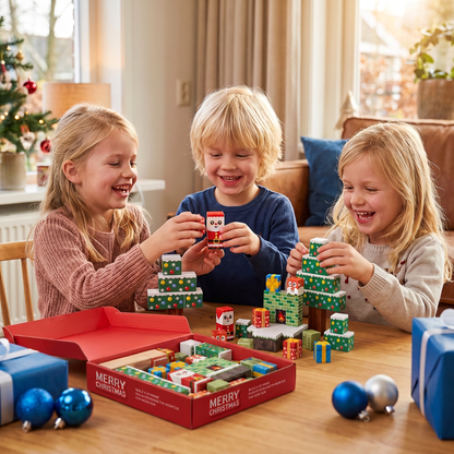 Feestelijke Magnetische Kubusbouwstenen