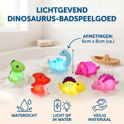 Lichtgevend Dinosaurus-badspeelgoed