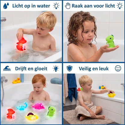 Lichtgevend Dinosaurus-badspeelgoed