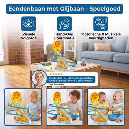 Eendenbaan met Glijbaan-speelgoed
