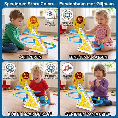Eendenbaan met Glijbaan-speelgoed