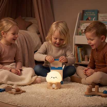 Schattig Siliconen Nachtlampje Met Bubbels en Otter