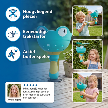 Vliegende propellerspeelgoed met trekstarter