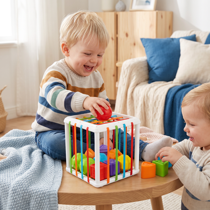 Montessori-vormendoos – Sorteer- en Motoriekspel