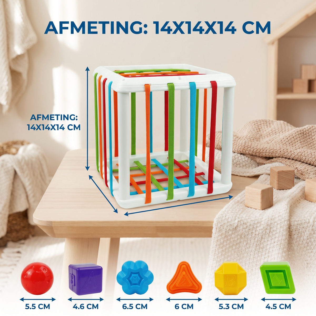 Montessori-vormendoos – Sorteer- en Motoriekspel