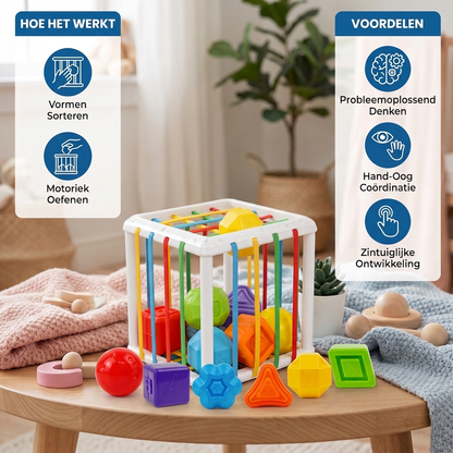 Montessori-vormendoos – Sorteer- en Motoriekspel