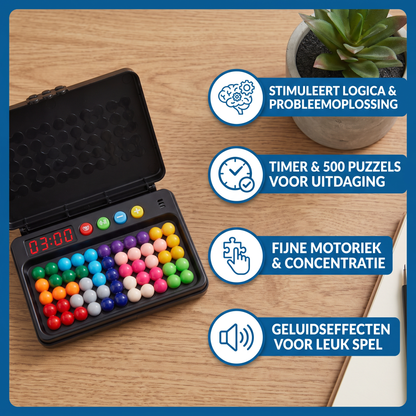Logica-denkspel voor Kinderen – 500 Puzzels met Timer