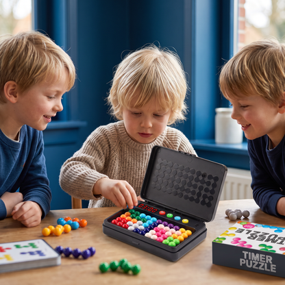 Logica-denkspel voor Kinderen – 500 Puzzels met Timer