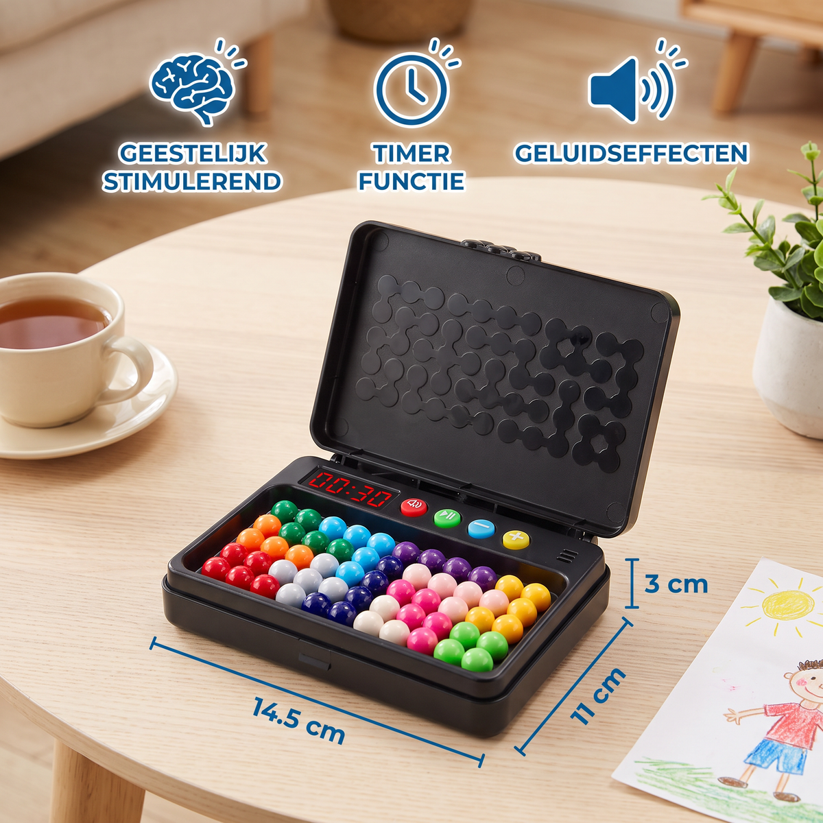 Logica-denkspel voor Kinderen – 500 Puzzels met Timer