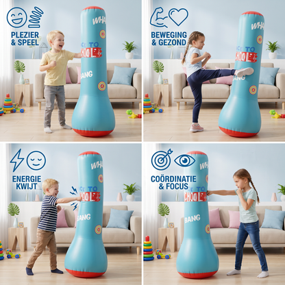 Opblaasbare Kinderbokszak met Water Vulling