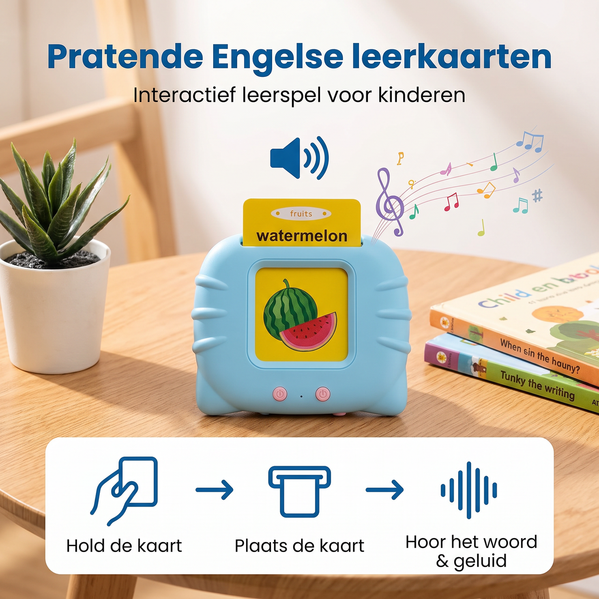 Pratende Engelse leerkaarten – Interactief leerspel voor kinderen