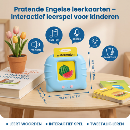 Pratende Engelse leerkaarten – Interactief leerspel voor kinderen