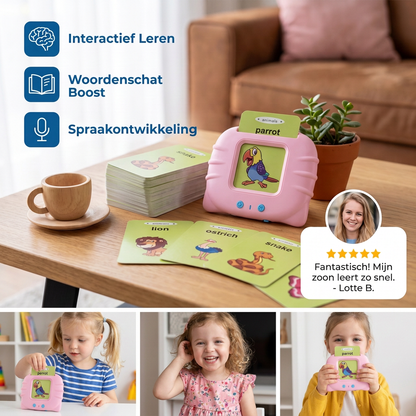 Pratende Engelse leerkaarten – Interactief leerspel voor kinderen