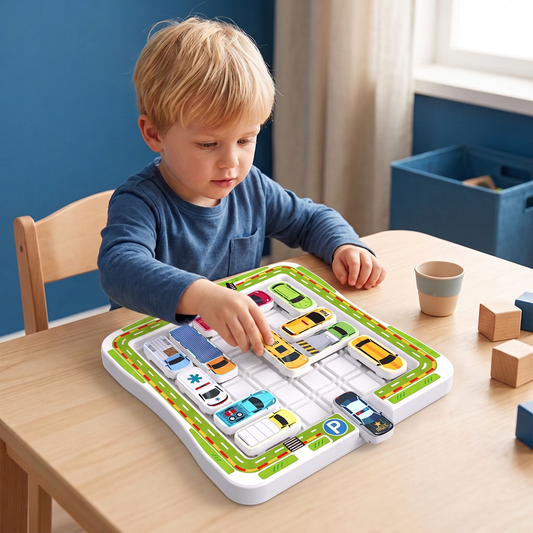 Logisch Denken – Auto Parkeerruziespeelgoed voor Kinderen