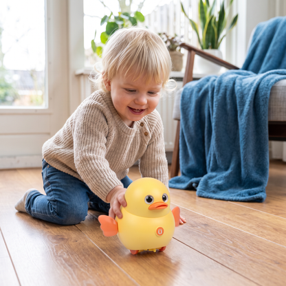 Watselende eendenfamilie – kinderspeelgoed
