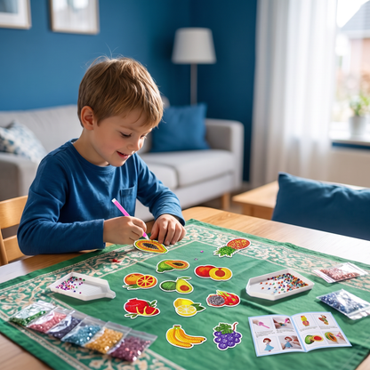 DIY Diamondpainting Sticker Knutselset Voor Kinderen